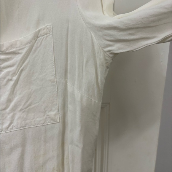 H&M White Button Down Casual Top / Shirt Sz 4 - Picture 4 of 11